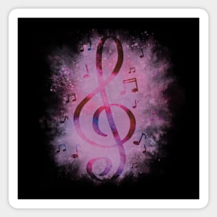 Composer music clef Sticker